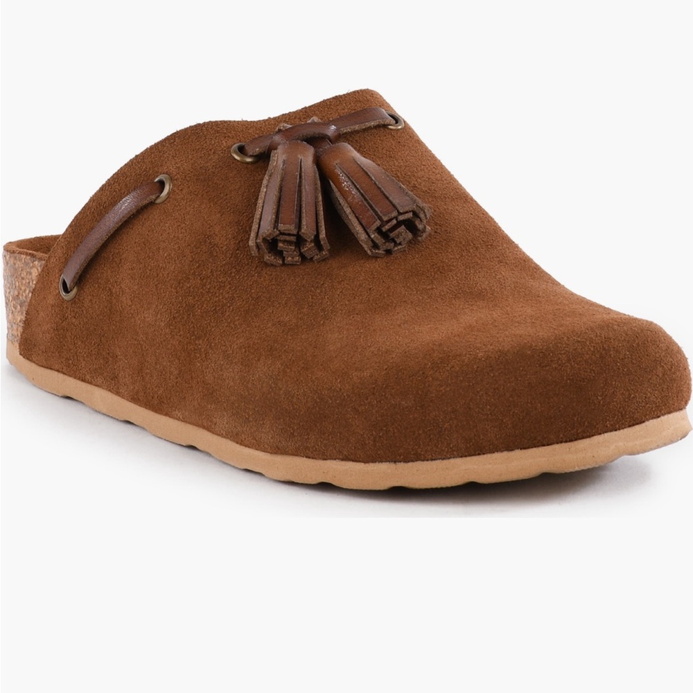 Seychelles Brown Suede Mule